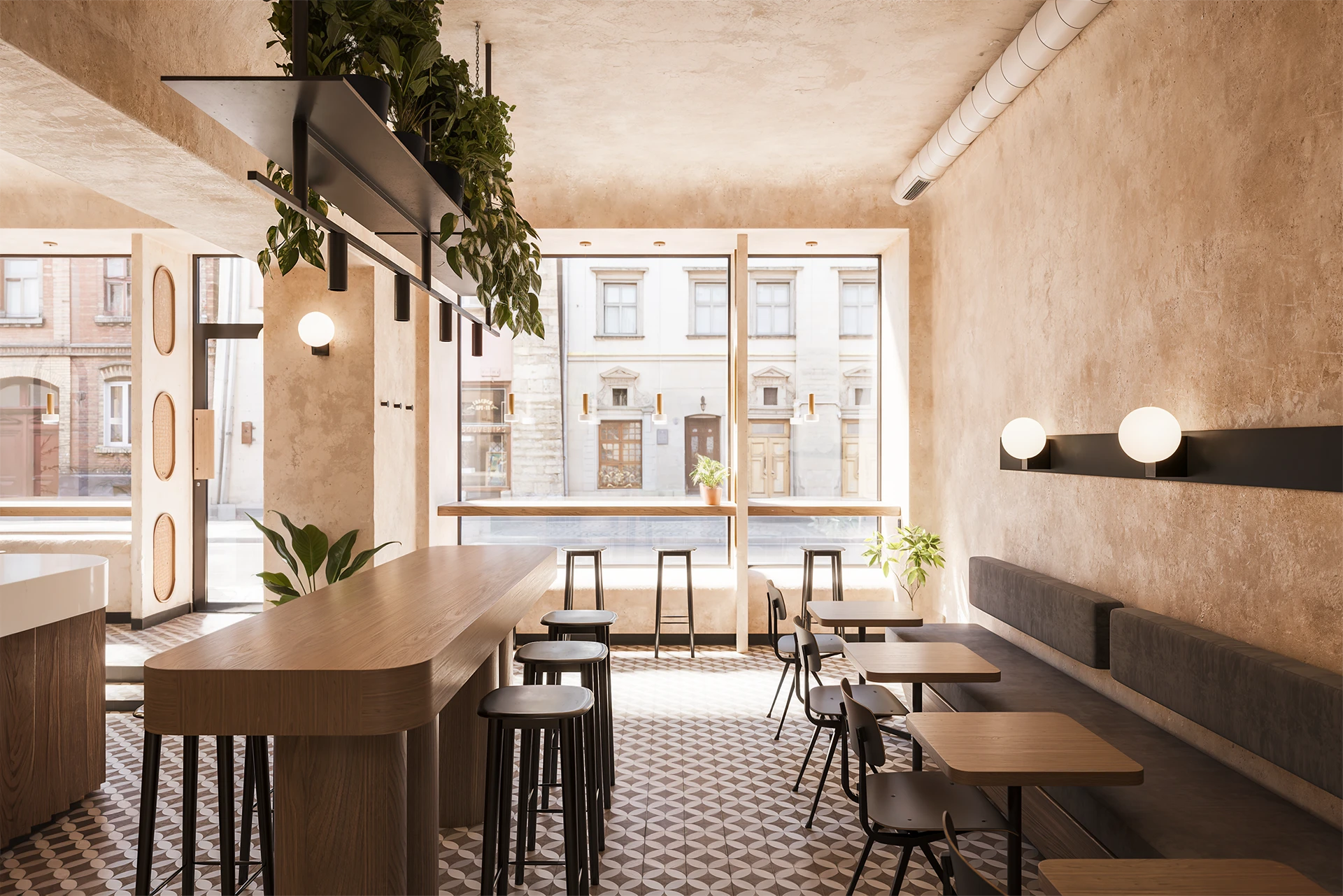 3D render. Restaurante Terra. 